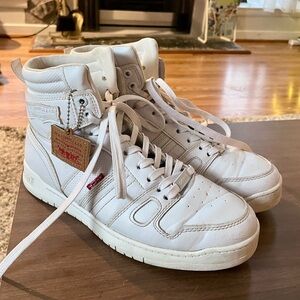 Levi's White High-Top Sneakers